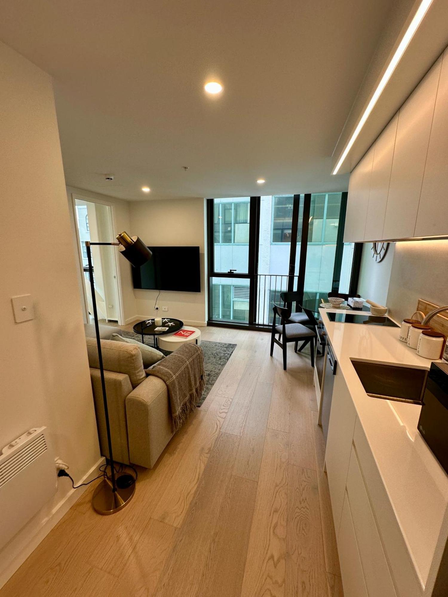Apartment Brand New Cbd High Rise 1 Bed With Ocean View On The Doorstep Of Courtenay Place