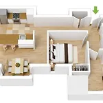Modern City Apartment W Free Parking